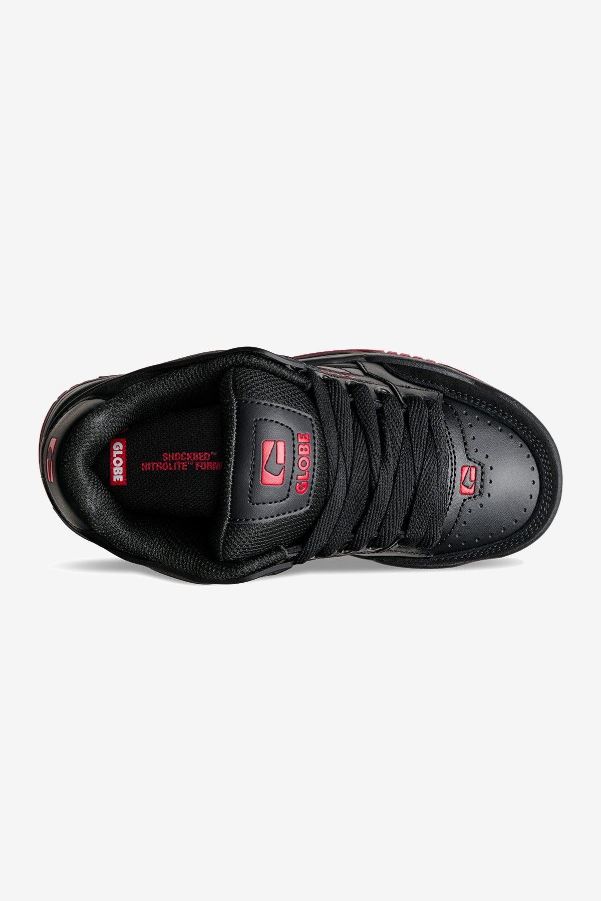 globe-tilt-kids-black-true-red-scarpe-skate-bambino image 2