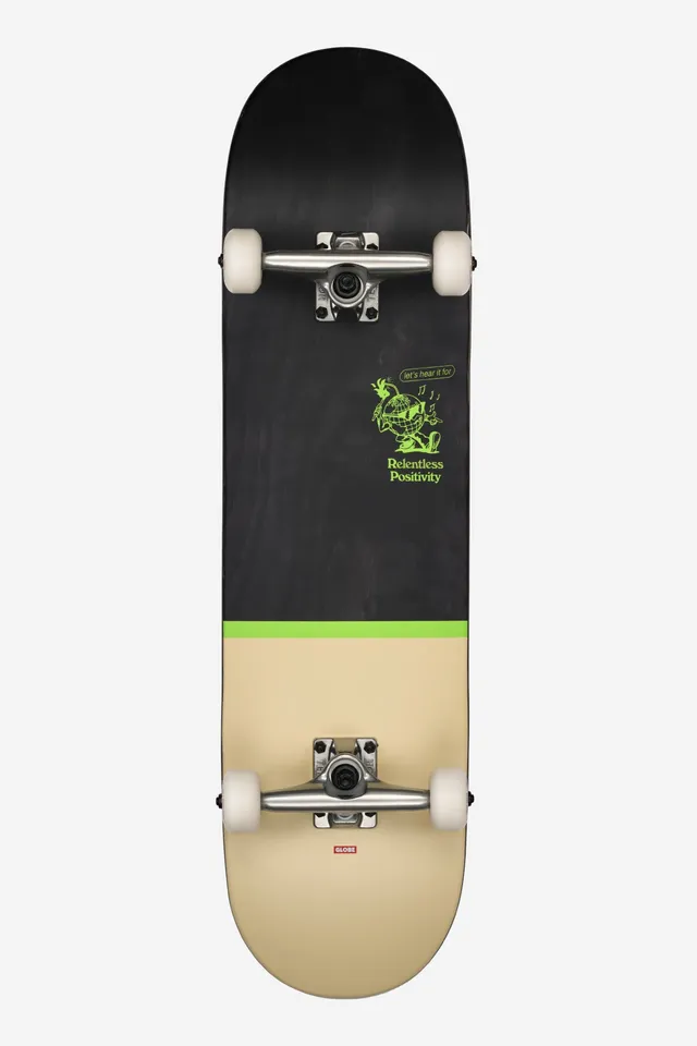 globe-g1-posi-dip-8-25-complete-skateboard-black-green image 1