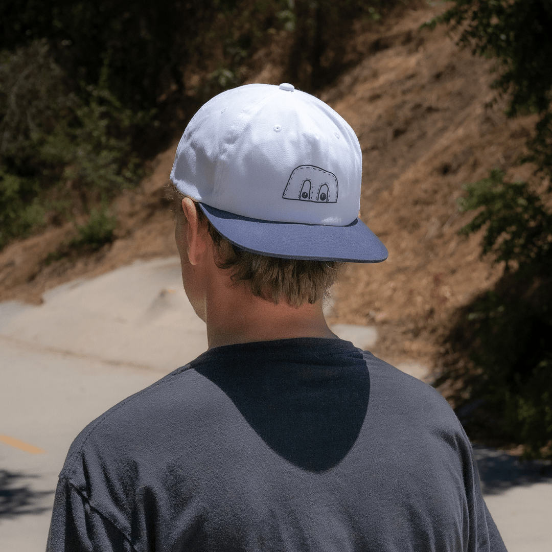 etnies-x-fos-snapback-cappellino-skate-white-navy image 2