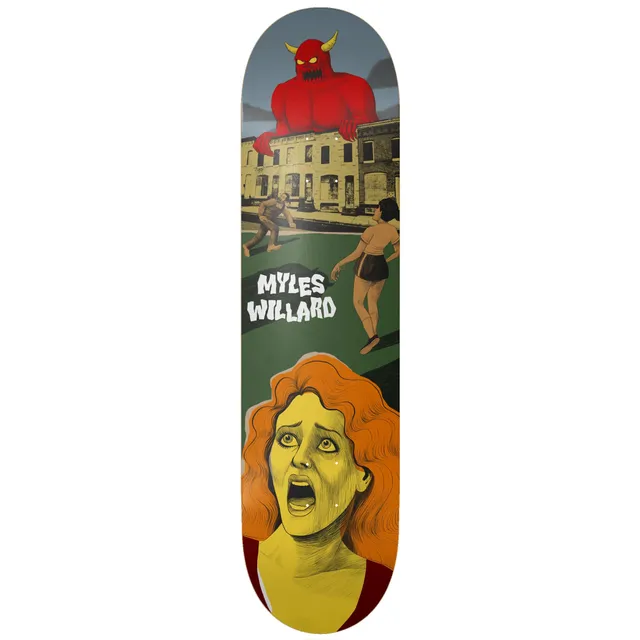 toy-machine-myles-willard-horror-show-8-38-tavola-skateboard-deck image 1