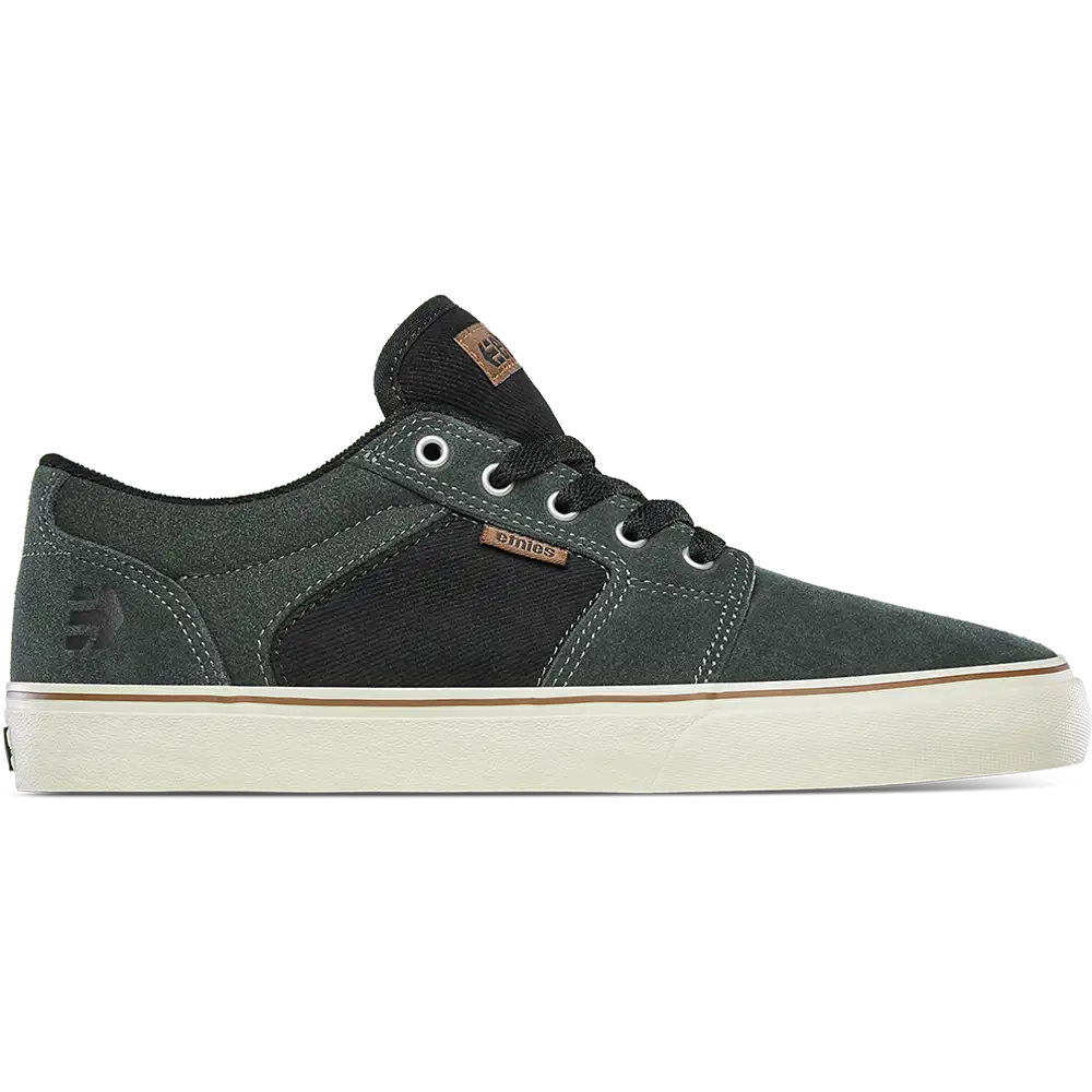 etnies-barge-ls-scarpa-skate-vulcanizzata-verde-nero image 1