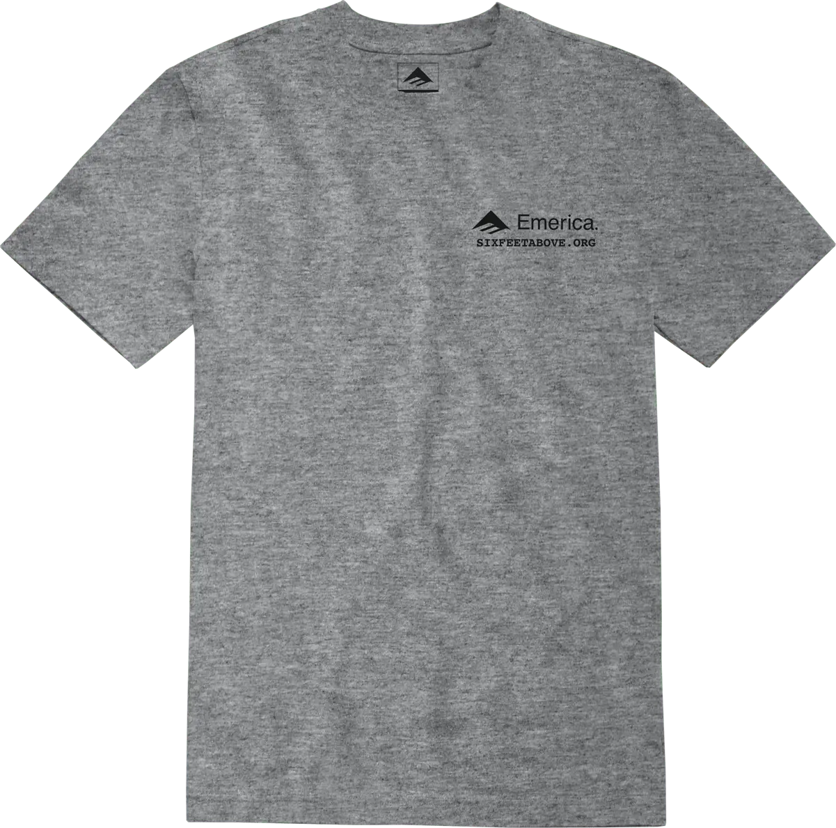 emerica-six-feet-above-skeleton-tee-t-shirt-grigia image 1