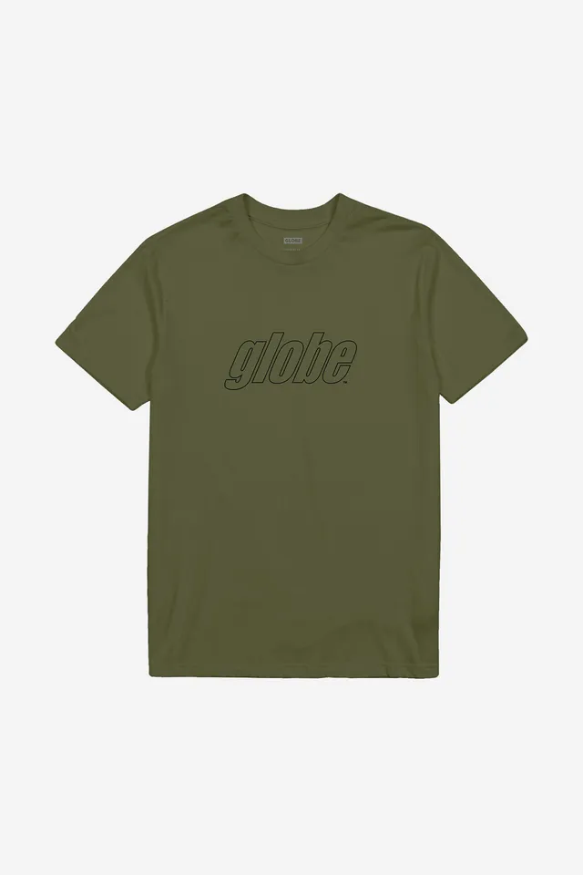 globe-impact-tee-olive-t-shirt-skate-uomo image 1