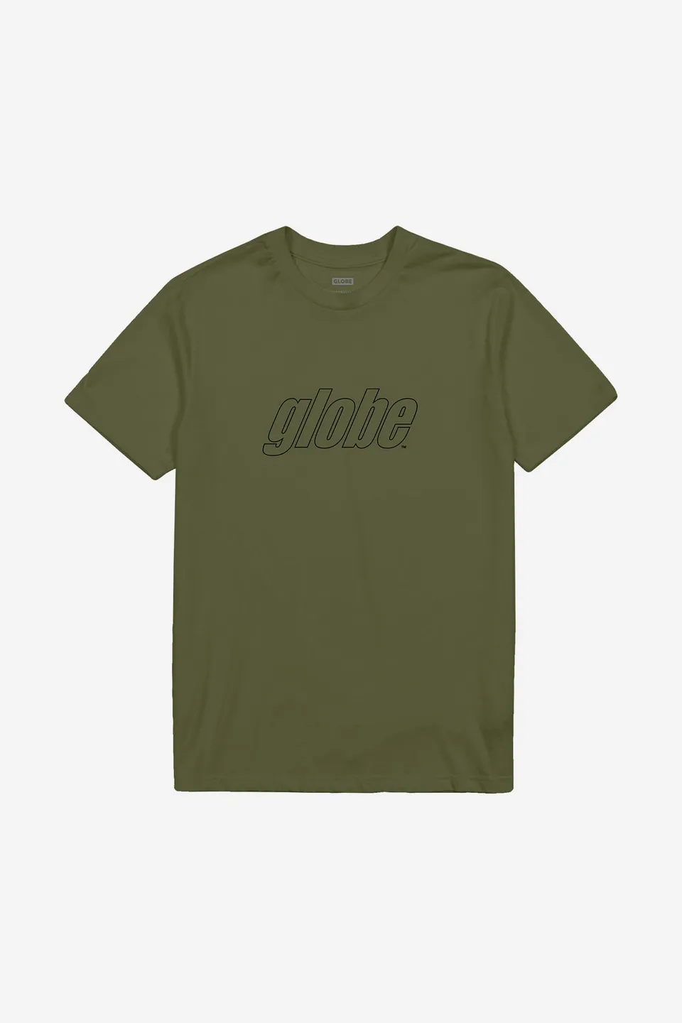 globe-impact-tee-olive-t-shirt-skate-uomo image 1