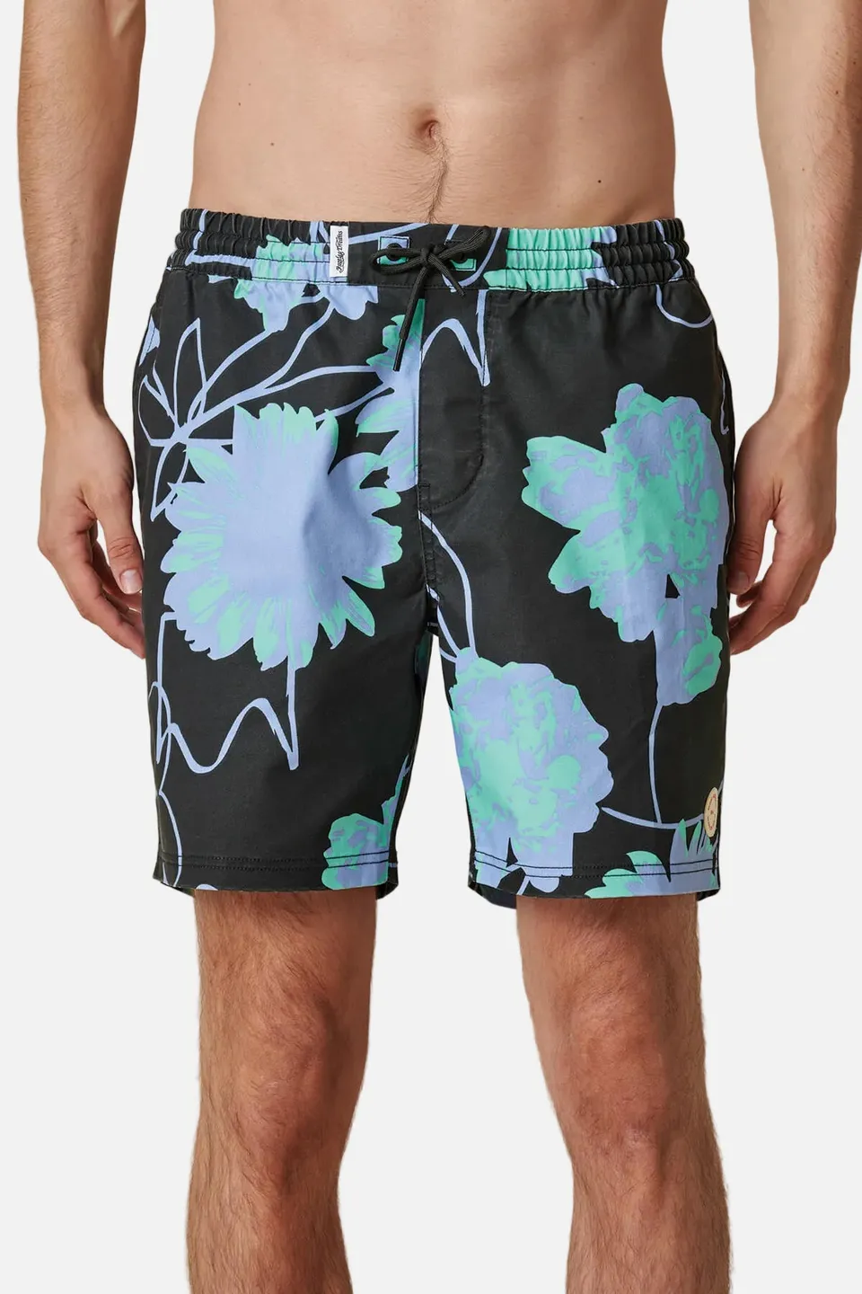 globe-dreamin-wild-poolshort-black image 1
