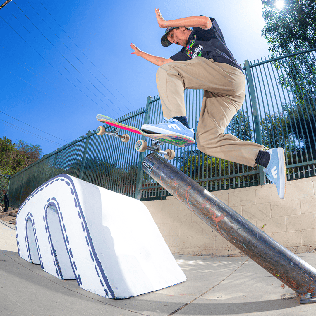 etnies-locut-vulc-x-fos-scarpe-da-skate-azzurre-art-edition image 4