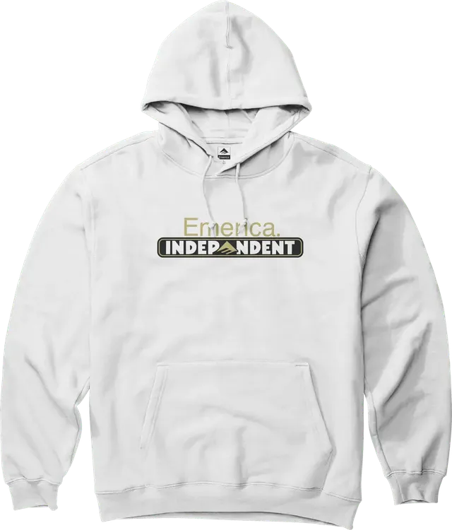 emerica-x-independent-bar-pullover-felpa-con-cappuccio-bianco image 1